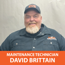 Pilot Maintainence Technician David Brittain