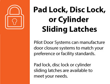 sliding or cylinder latches