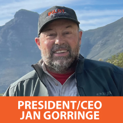 Pilot President and CEO Jan Gorringe