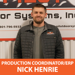 Pilot Production Coordinator Nick Henrie